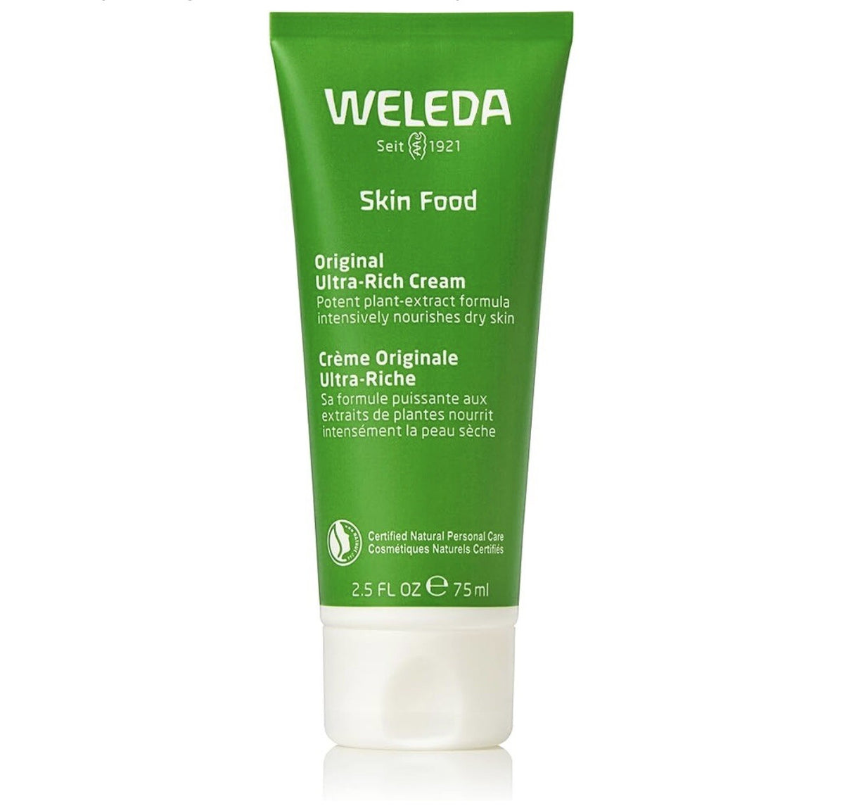 2X Weleda Skin Food Original Ultra-Rich Cream 2.5 fl oz/75ml (Pack 2)
