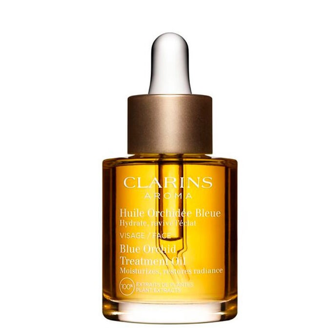 Clarins Blue Orchid Face Treatment Oil 1 oz for Dehydrated Skin