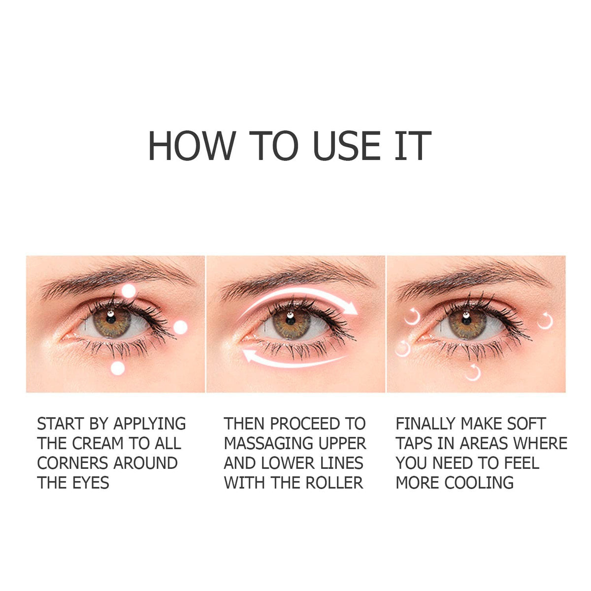 Peptides Multi Effect Eye Roller for Dark Circles Puffiness & Wrinkles 25ml
