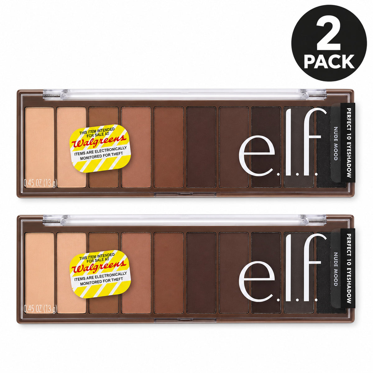 Nude Eyeshadow Palette with 10 Pigmented Shades - Travel-Ready Makeup Set