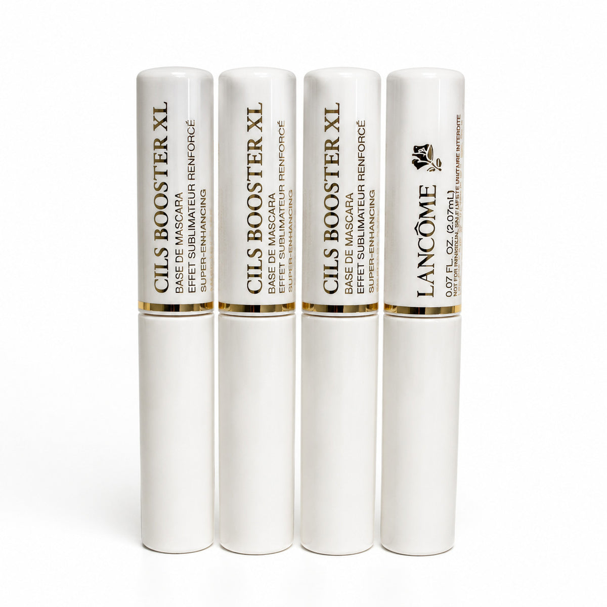 Lancome Cils Booster XL Vitamin Infused Mascara Lash Primer Base Set - 4 x 0.07 oz