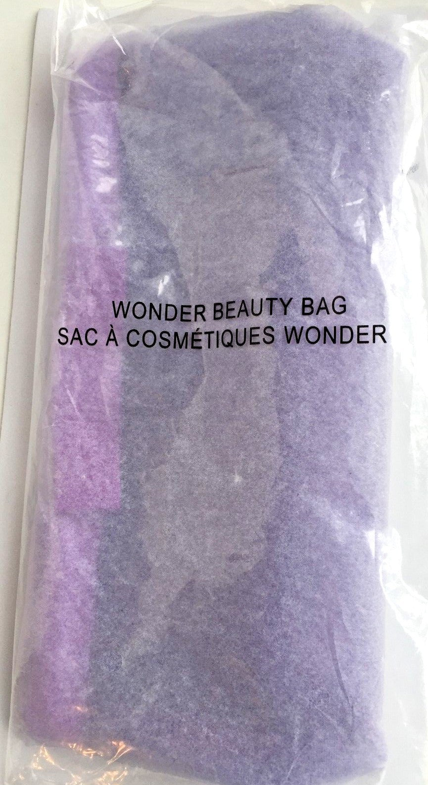 Purple Travel Cosmetic Bag with Zipper Closure - Avon Wonder Beauty