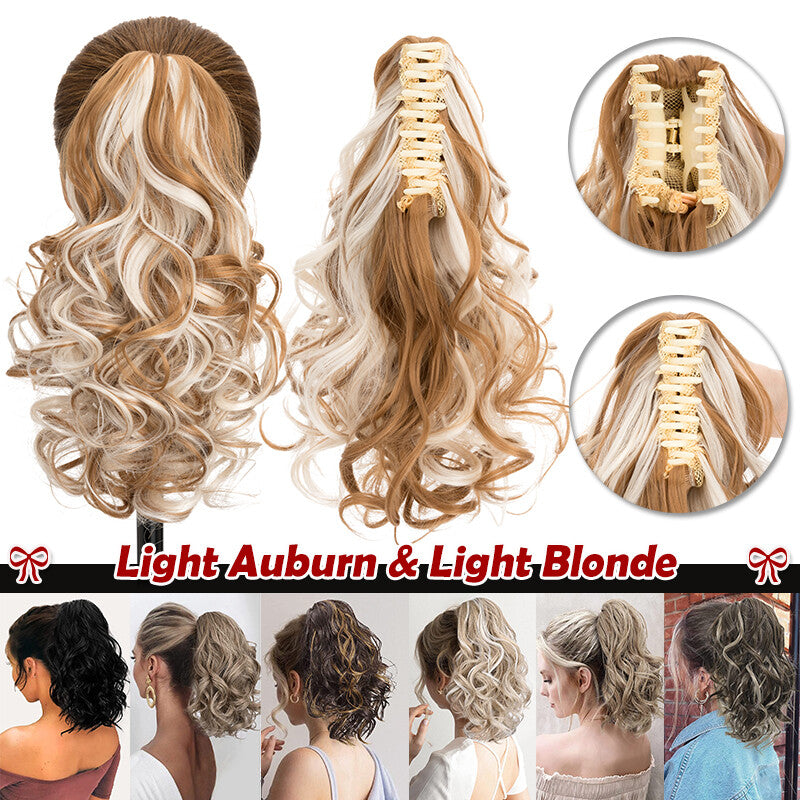Clip-In Ponytail Hair Extensions 12-30 Inch Thick Synthetic Hairpiece