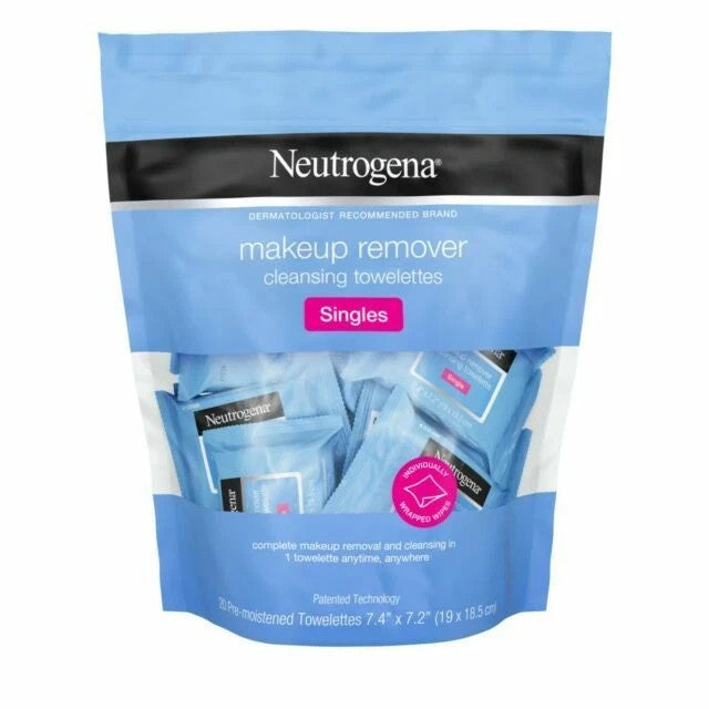 Makeup Remover Wipes & Deep Pore Cleansing Cloths Set - 50 Count