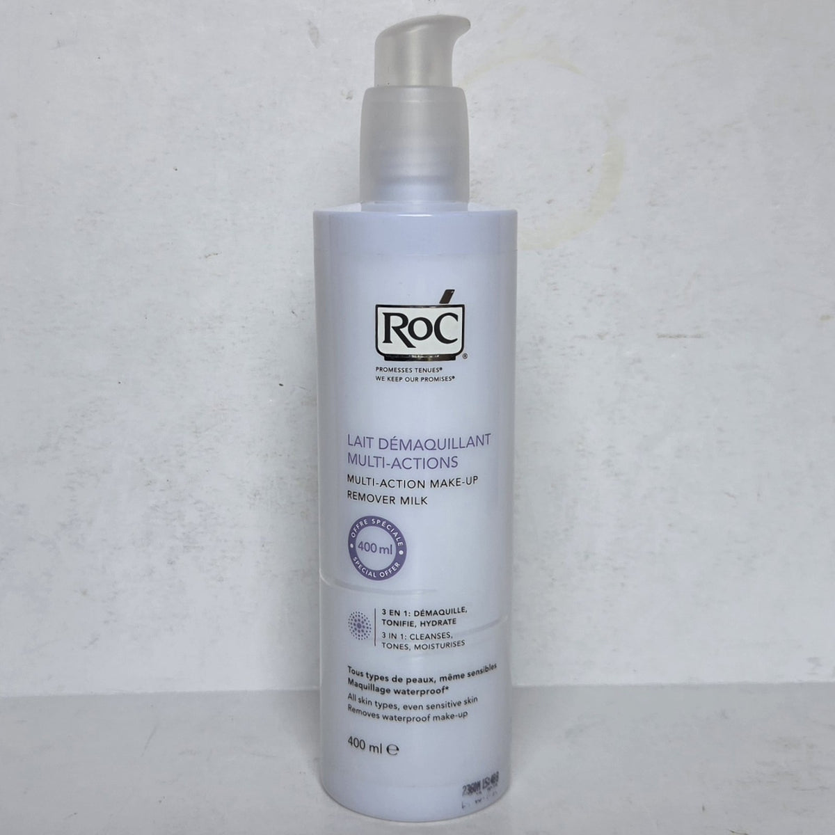 Multi-Action Makeup Remover Milk 400ml - Cleanses Tones Moisturizes