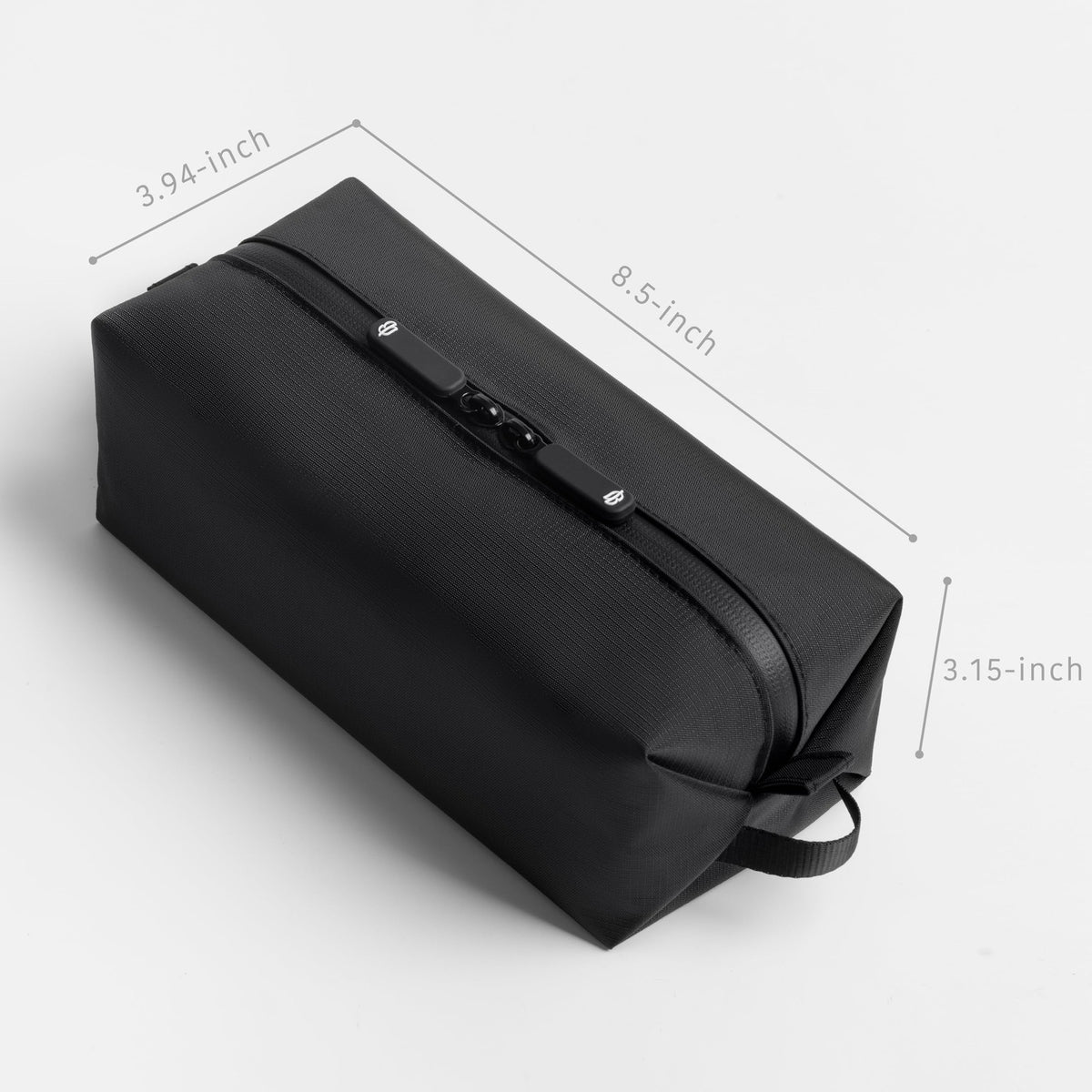 Men's Slim Water-Resistant Toiletry Bag - Travel Dopp Kit Organizer