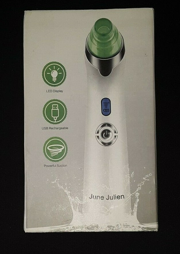 Vacuum Suction Blackhead Remover & Pore Cleaner Device - Green
