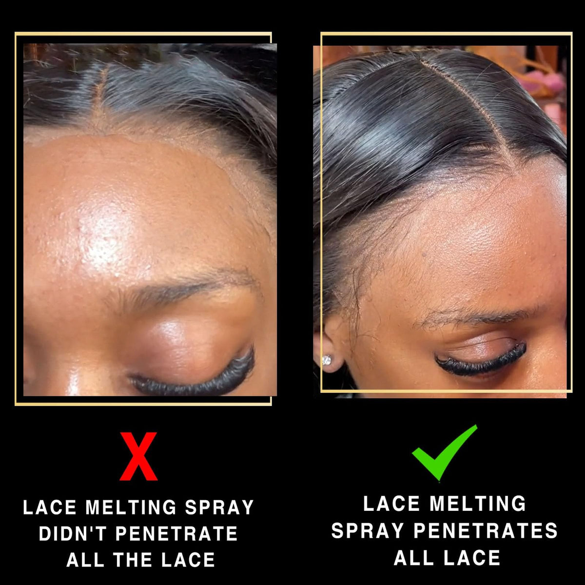 Wig Adhesive Spray Kit with Edge Wax & Tools for Seamless Lace Wig Bonding