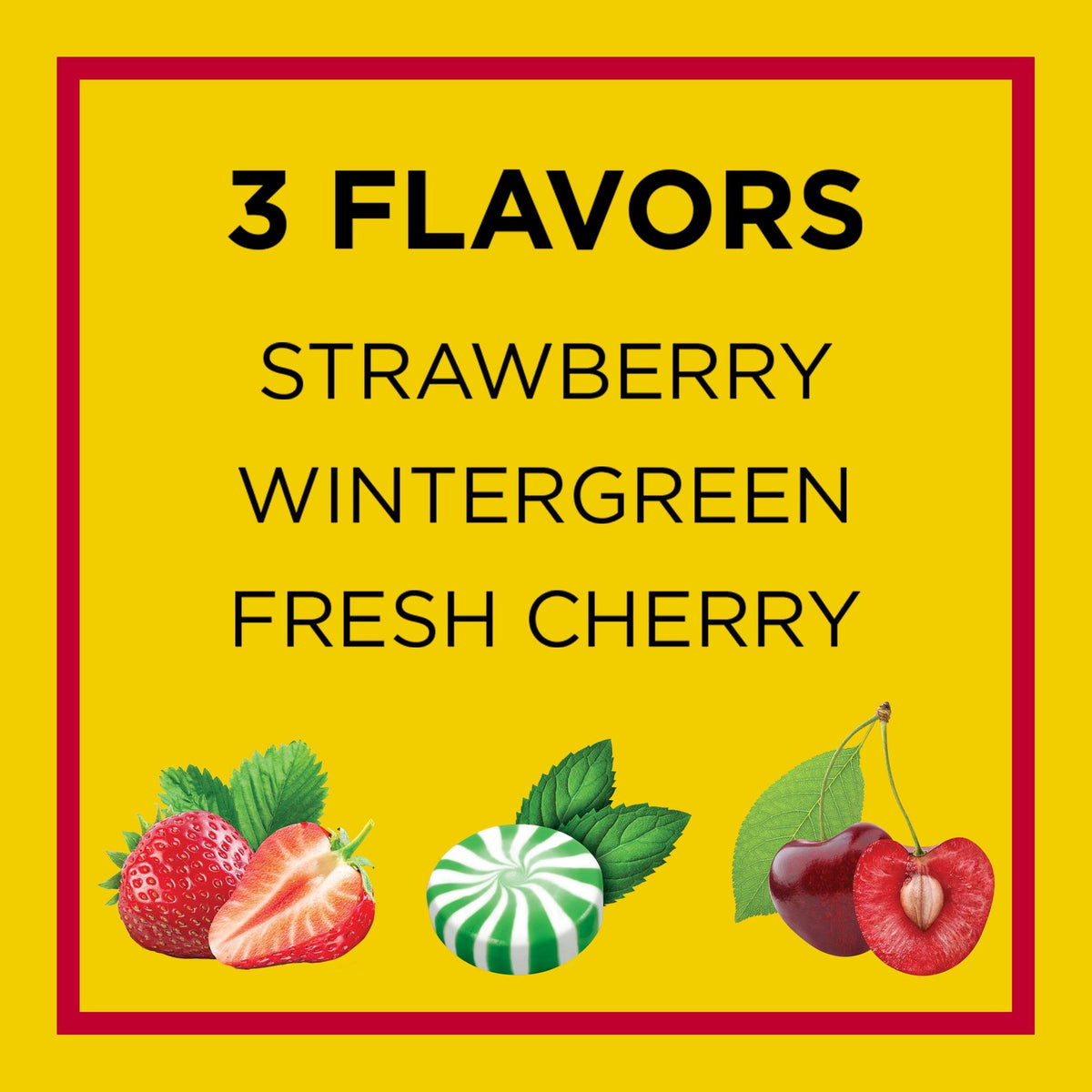 Moisturizing Lip Balm Pack with SPF 15 - Cherry, Strawberry & Wintergreen