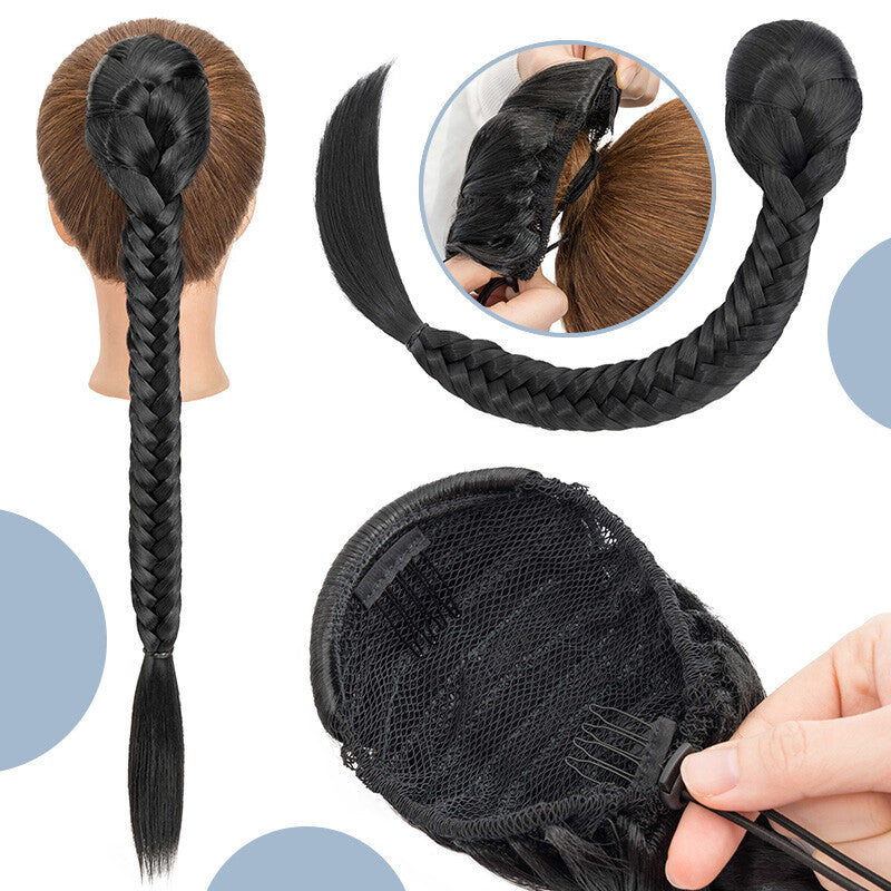 200g Thick Large Drawstring Ponytail Clip-In Hair Extension for Full Head