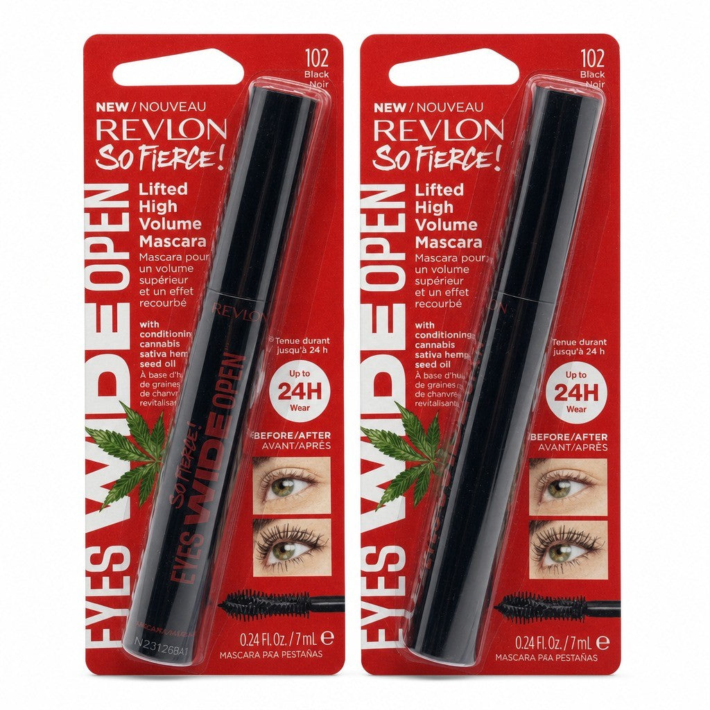 Revlon So Fierce Eyes Wide Open Volumizing Mascara 2-Pack - Black