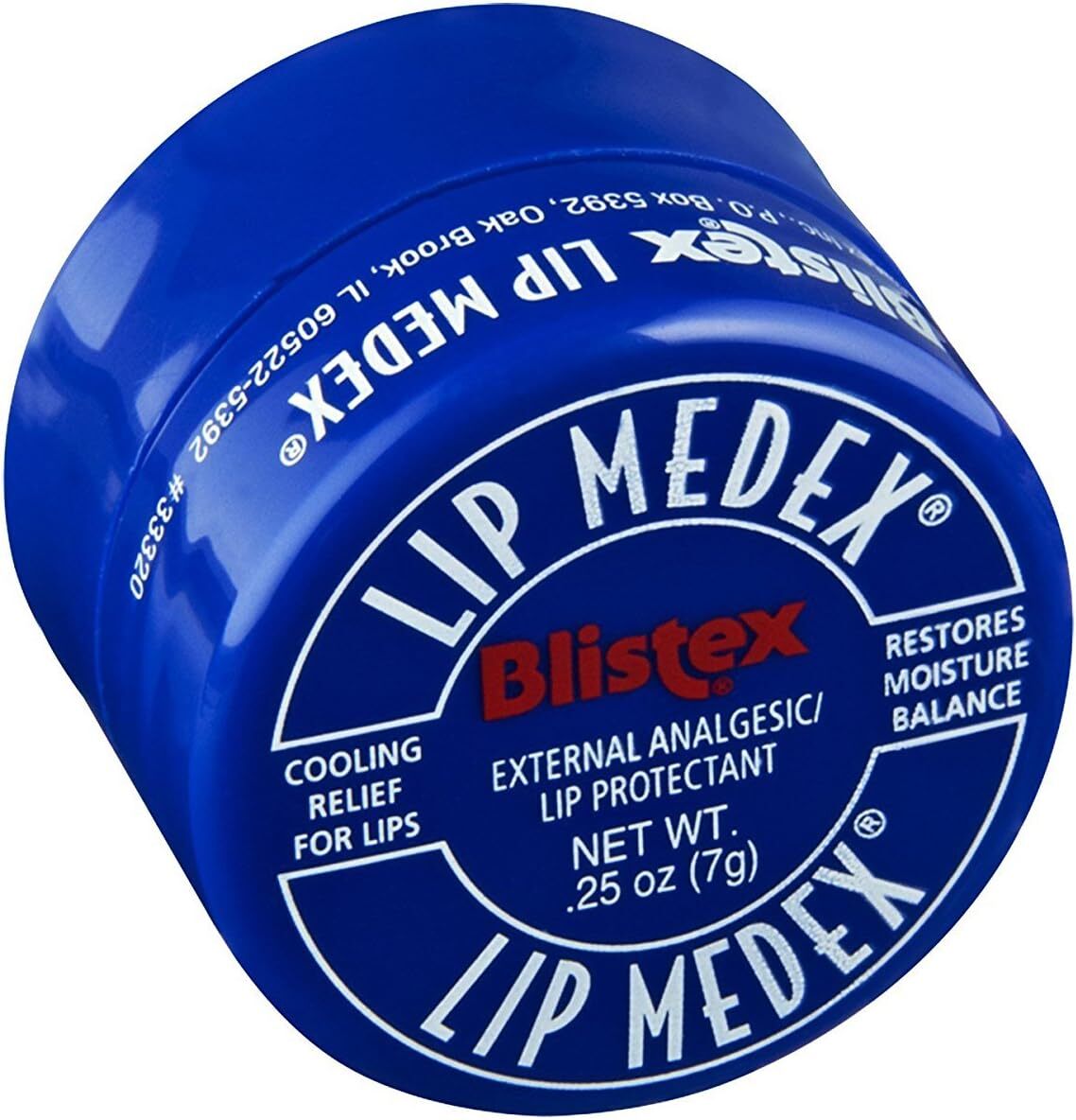Lip Medex Lip Protectant Jar - Soothes & Moisturizes Lips 0.25oz