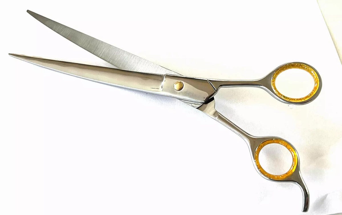 Professional 10" Curved Barber Hair Cutting Scissors Shears