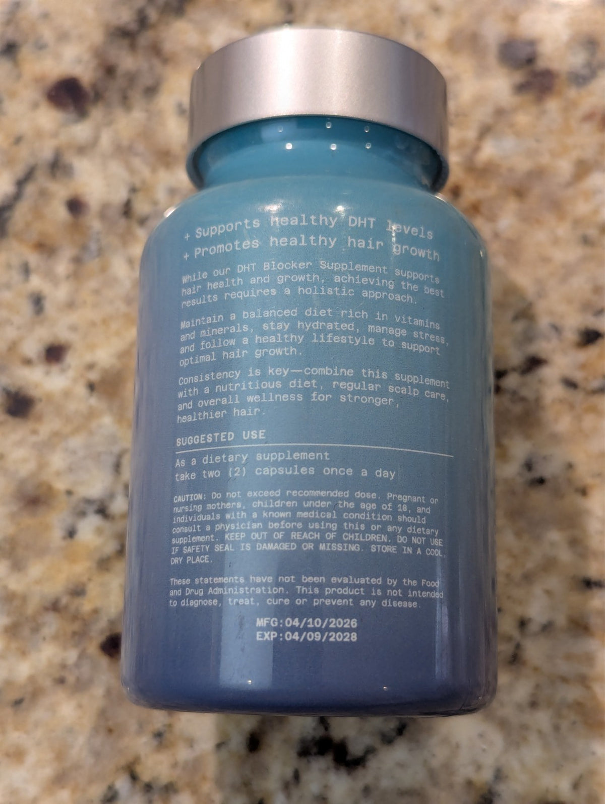 DHT Blocker Hair Growth Supplement 60 Capsules