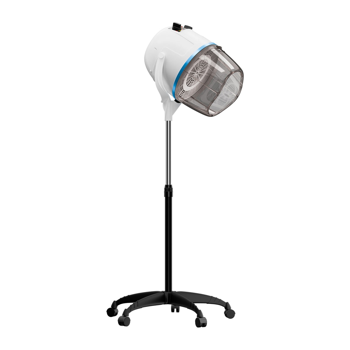 White 1300W Hair Bonnet Dryer Hot Perm W/Swivel Casters Adjustable