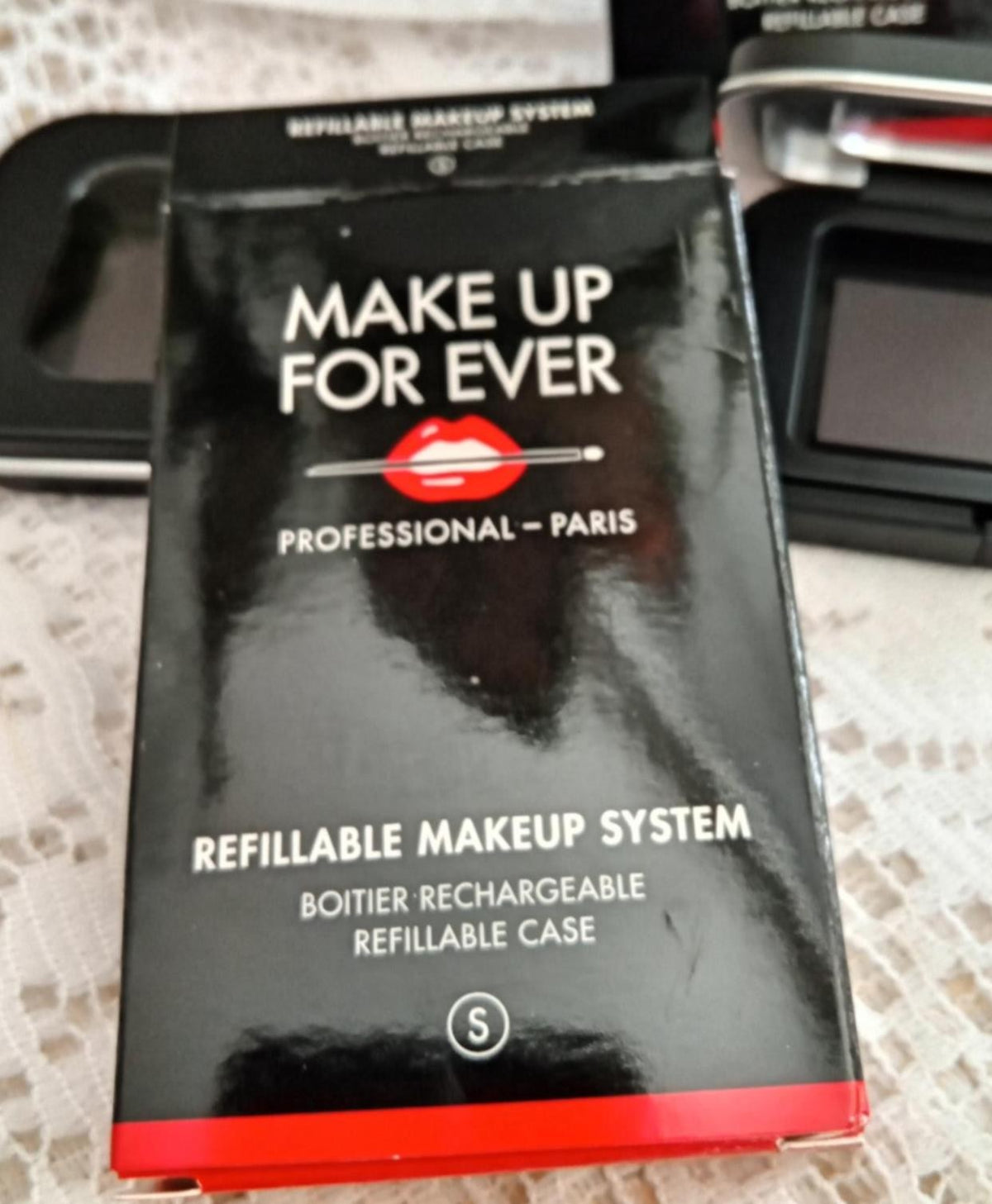 Refillable Makeup System Empty Cases Size S - Makeup Forever Lot of 2