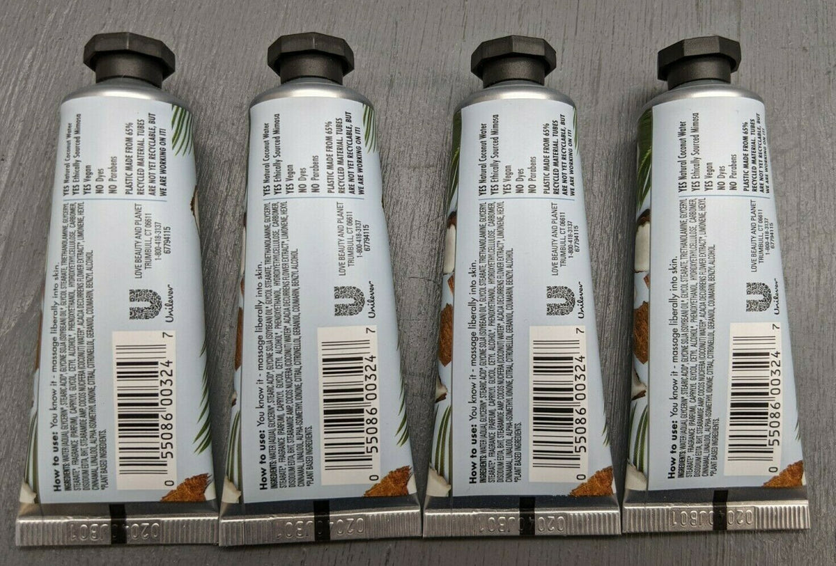 Hand Lotion Travel Size 4-Pack - Coconut Water & Mimosa