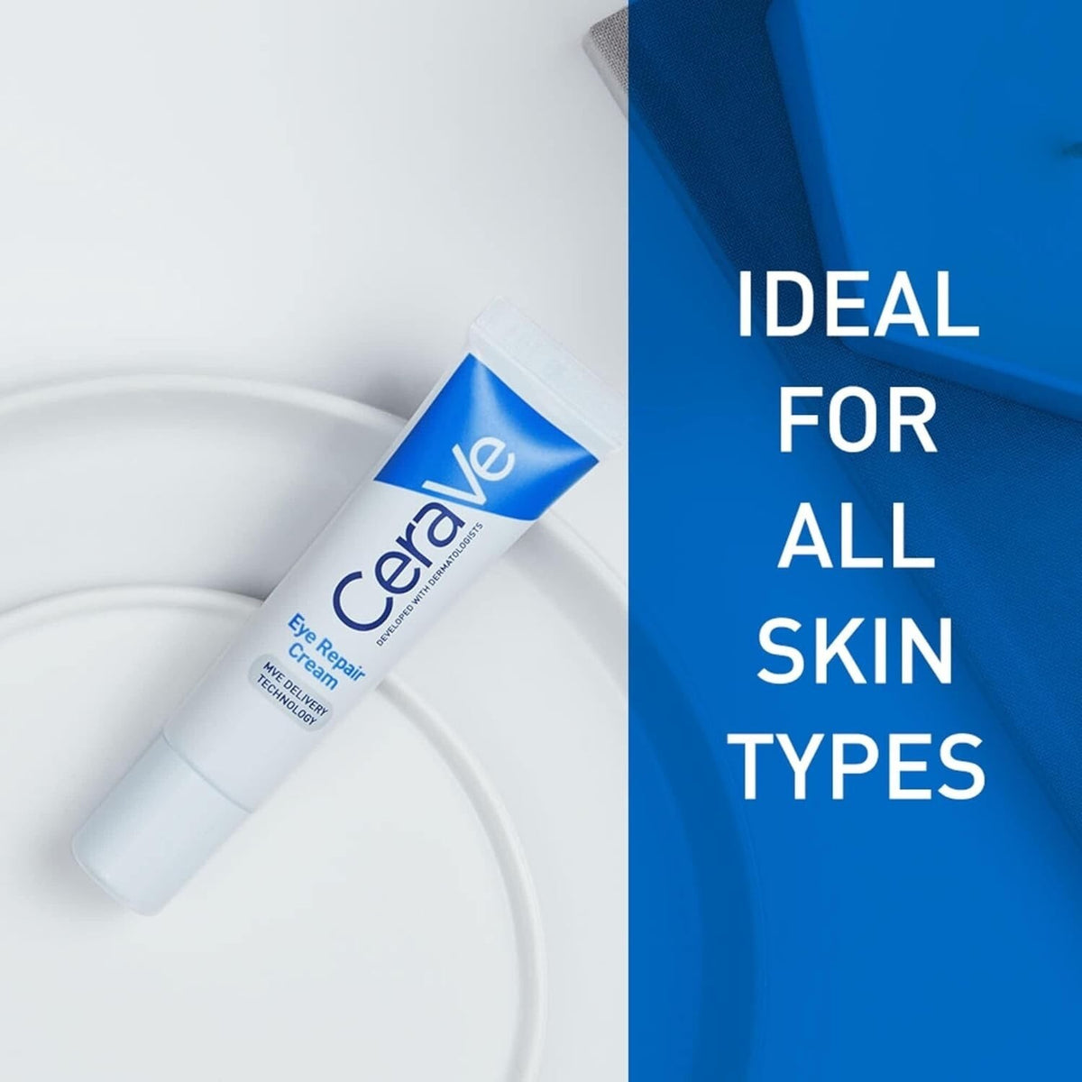 CeraVe Eye Repair Cream for Dark Circles Puffiness 4 Pack 0.5 fl oz
