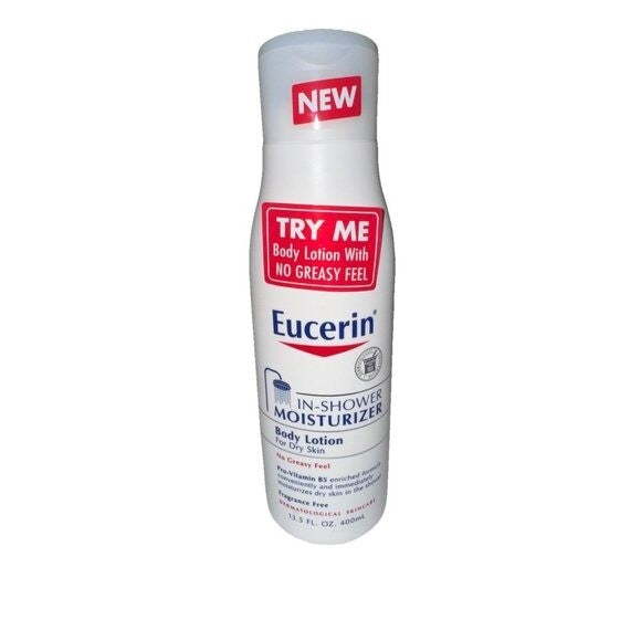 Eucerin In-Shower Body Lotion for Dry Skin, 13.5 fl oz