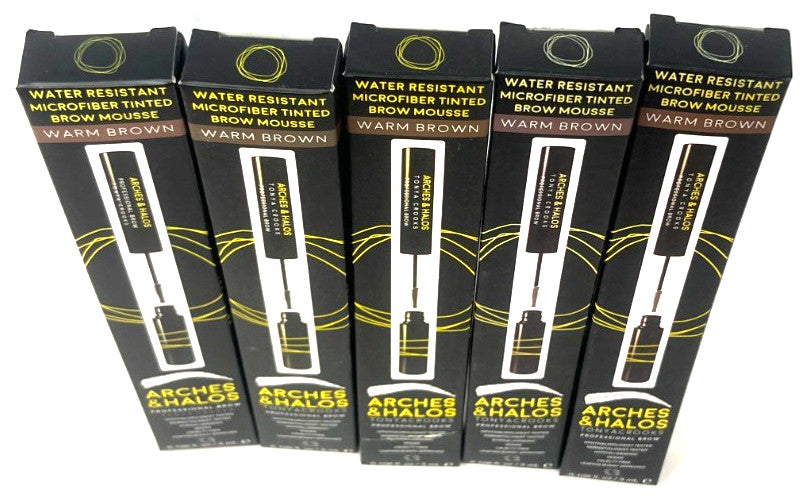 Microfiber Tinted Brow Mousse - Warm Brown - Pack of 5