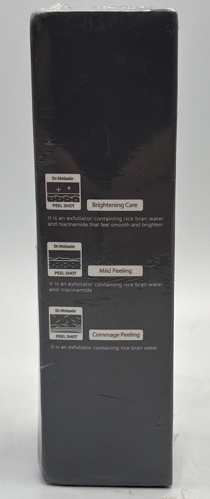 Exfoliating Black Rice Ampoule Face Scrub - Dr.Melaxin Peel Shot 2.7oz
