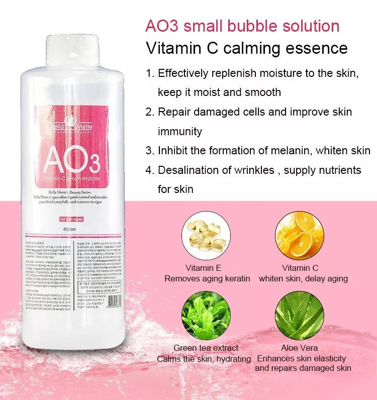 Hydro Peeling Solution for Dermabrasion Facial Machines - 3/6 pcs