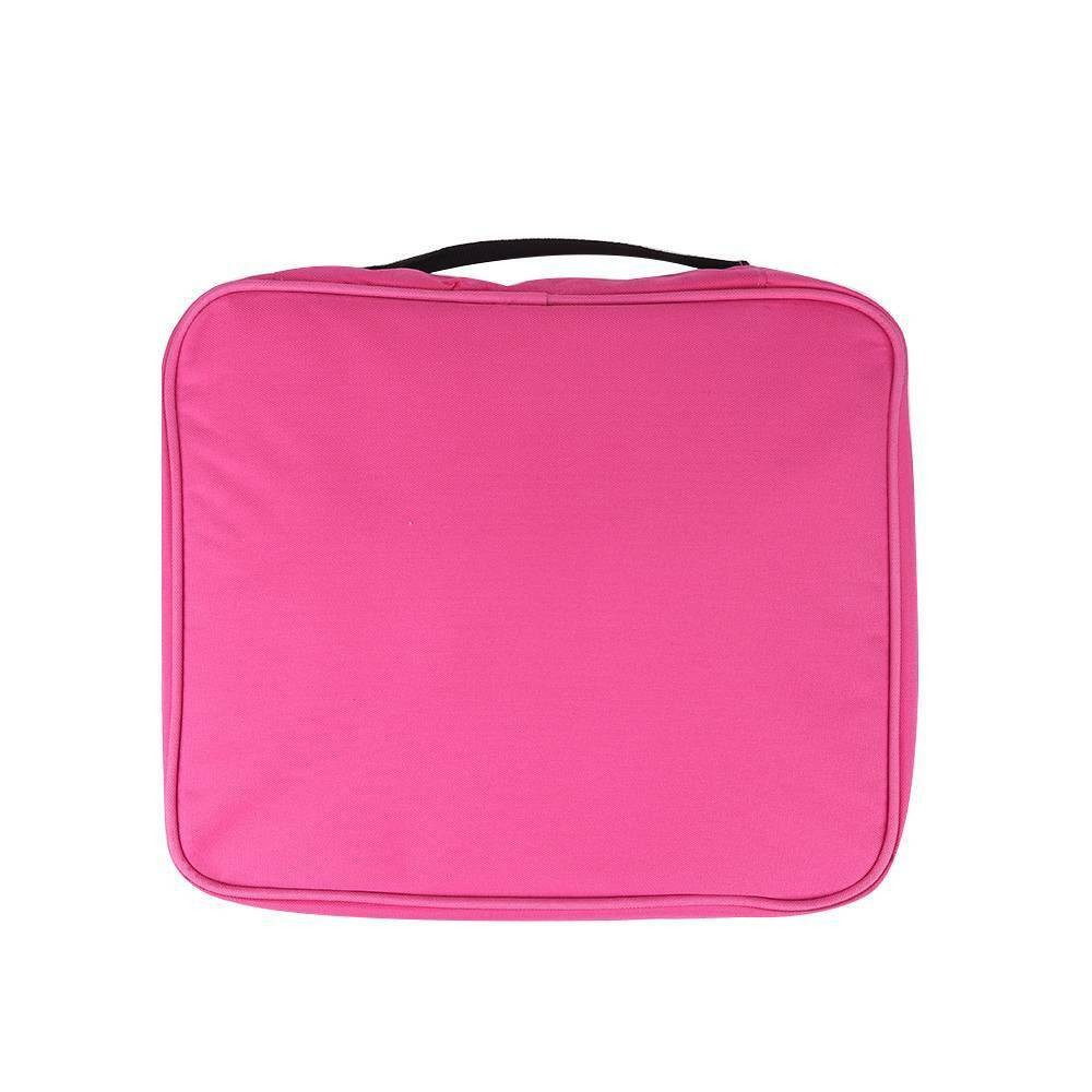 Travel Makeup Bag Organizer Case with Waterproof Oxford Cloth - Portable Cosmetic Storage