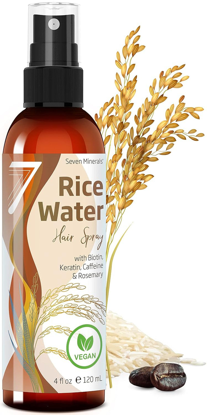 Fermented Rice Water Hair Growth Spray with Rosemary & Biotin