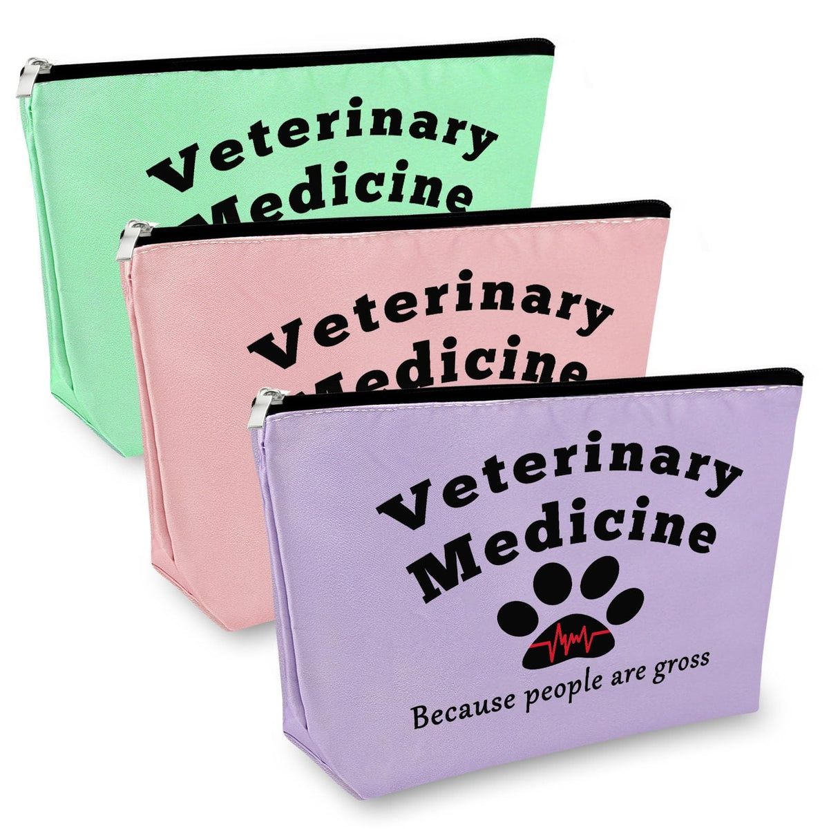 Veterinarian Gift Cosmetic Bag for Women - Animal Rescue Appreciation