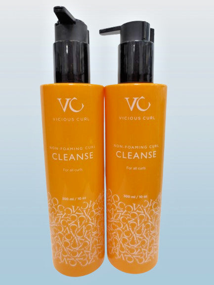 Vicious Curl Non-Foaming Curl Cleanse 10 oz (2-Pack)