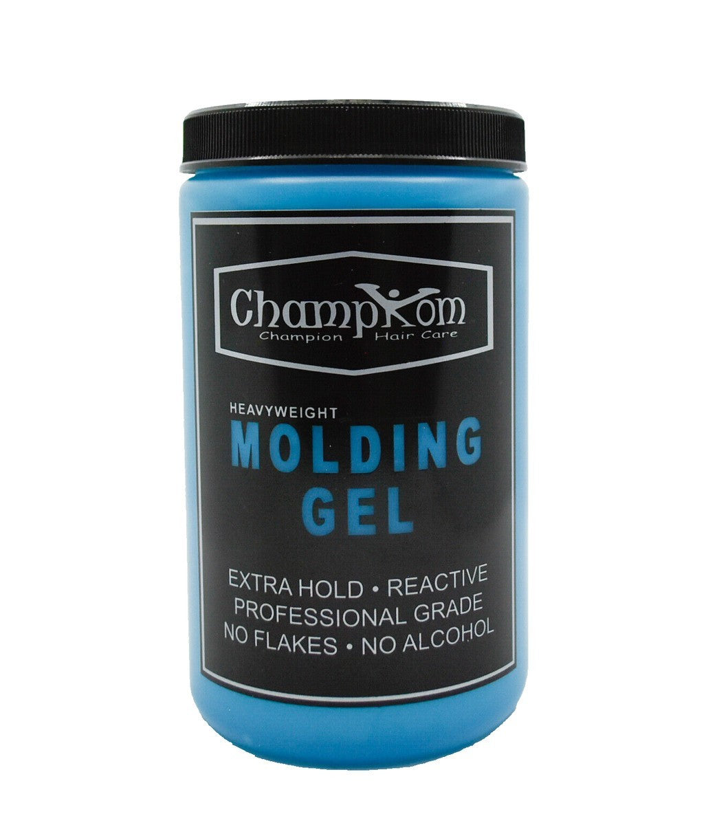 Heavyweight Hair Gel 32oz - Alcohol-Free, Non-Flaking, Adds Volume & Shine