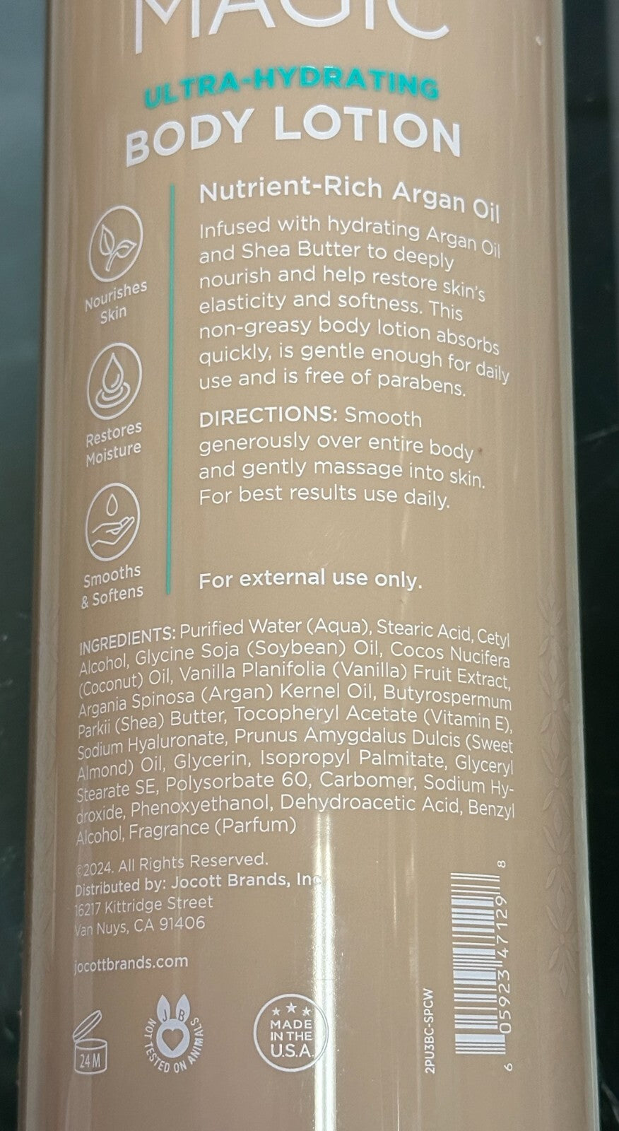 Argan Oil Body Lotion - Coconut & Vanilla, 2-Pack