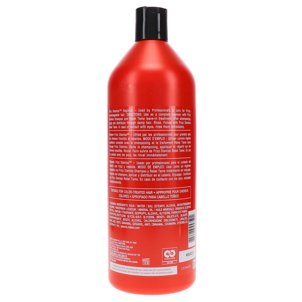 Redken Frizz Dismiss Conditioner 33.8 oz for Frizz Control & Smoothing