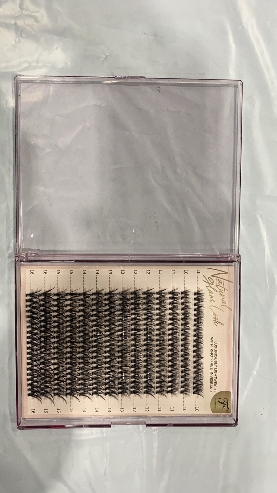 14 Rows False Eyelashes with Mascara - Large Quantity, Natural Look
