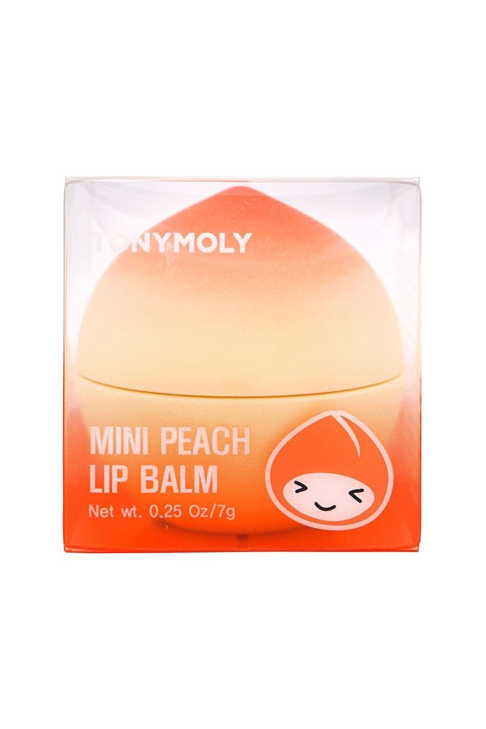 2 Pack Moisturizing Peach Lip Balm - Hydrating Korean Lip Care