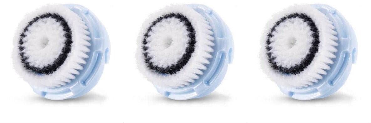 3-Pack Facial Brush Heads Replacements for Clarisonic Mia 1 2 3 Aria Smart Pro