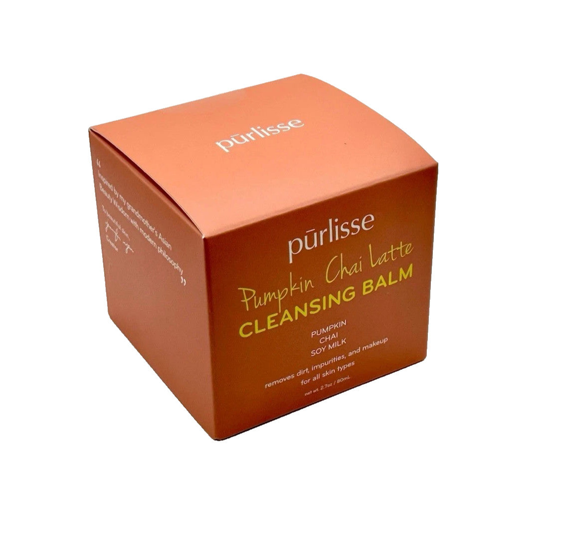 Purlisse Pumpkin Chai Latte Cleansing Butter - Full Size 2.7oz