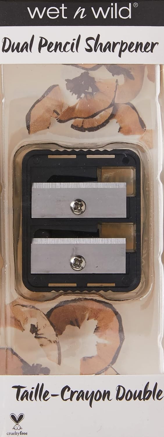 Dual Pencil Sharpener Pack of 2 - Precise Makeup & Artistic Tool