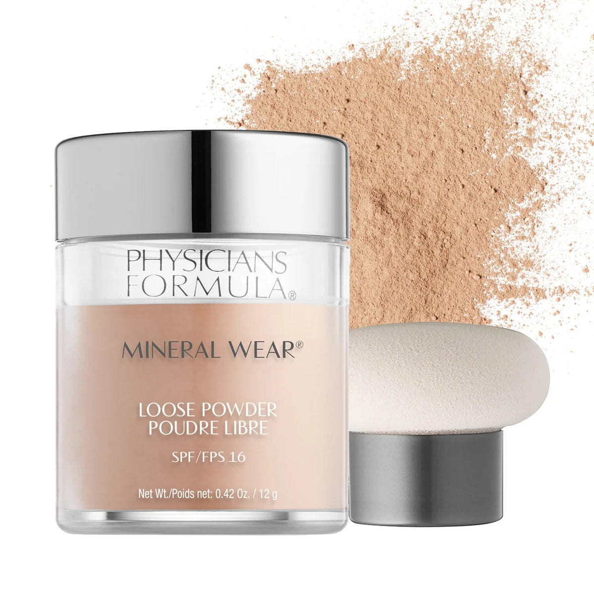 Mineral Wear Loose Powder SPF 16 - Skin-Perfecting Face Makeup with Shade Options