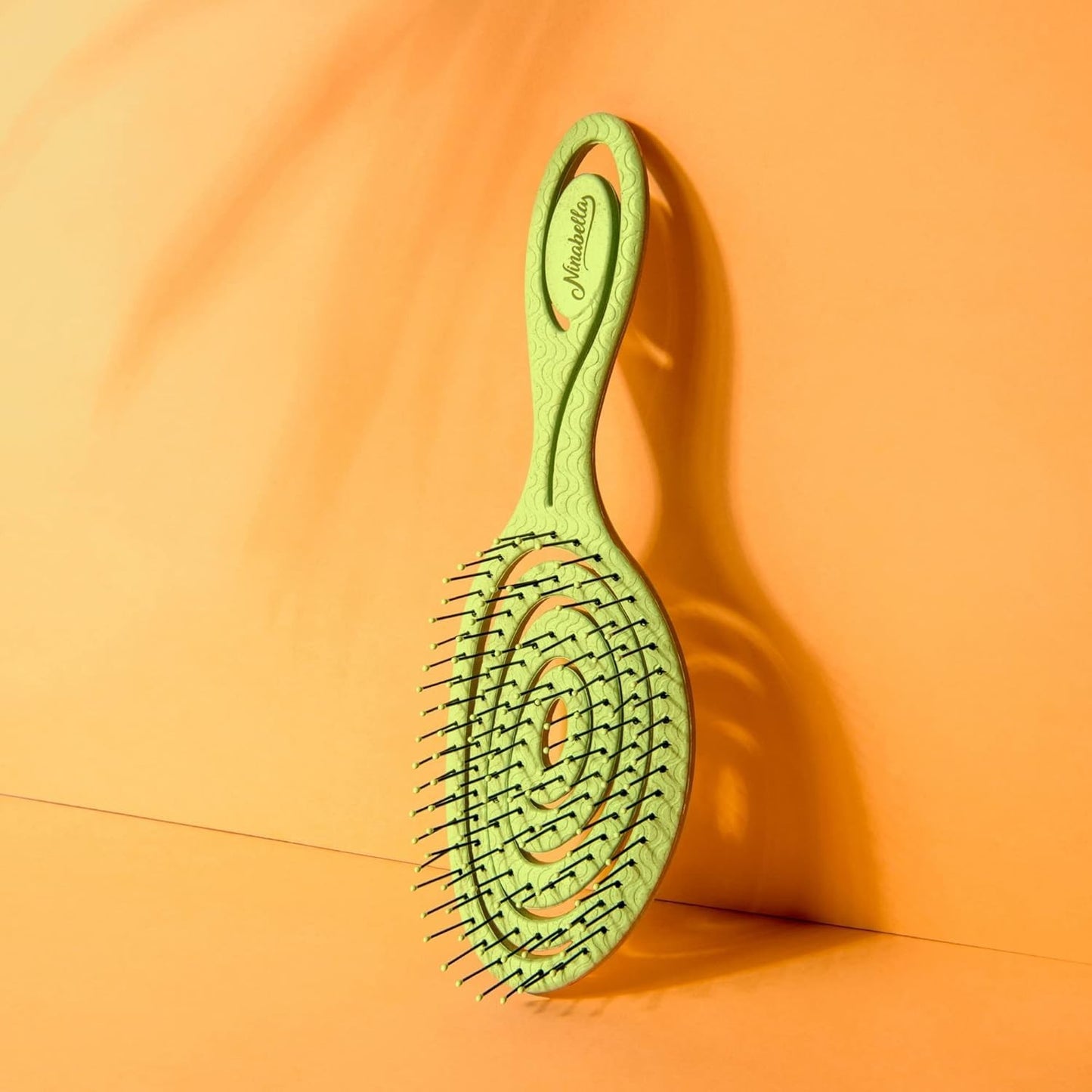 Ergonomic Spiral Detangling Hair Brush - Gentle, Eco-Friendly, Lightweight
