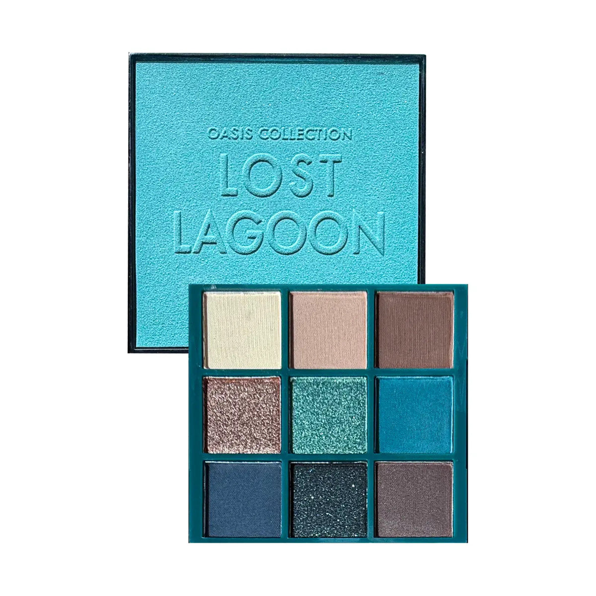 Matte Eyeshadow Palette - Lost Lagoon Collection, 9 Shades, Talc-Free