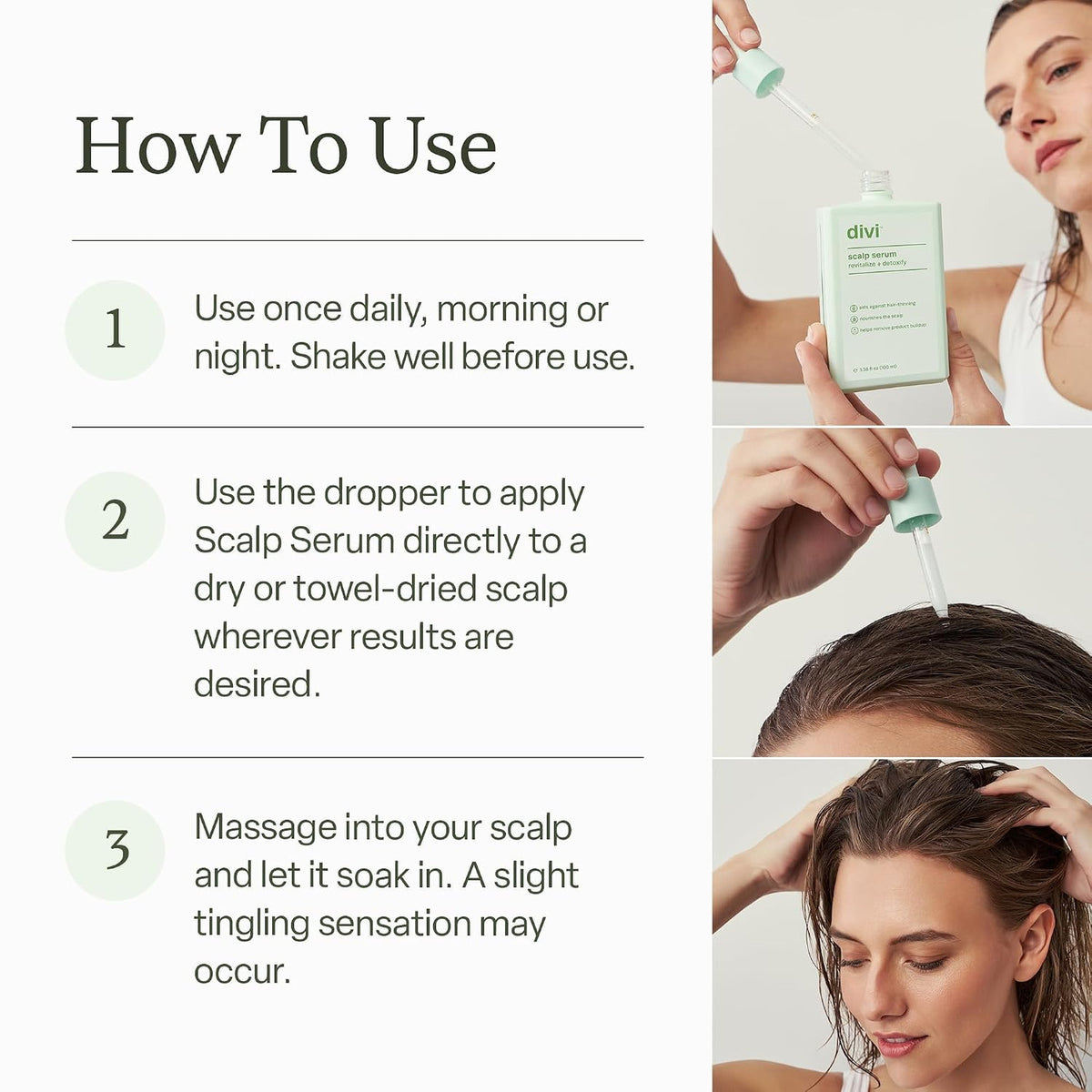 Scalp Serum Peptide Complex Caffeine Rosemary Oil 30ml Thinning Hair