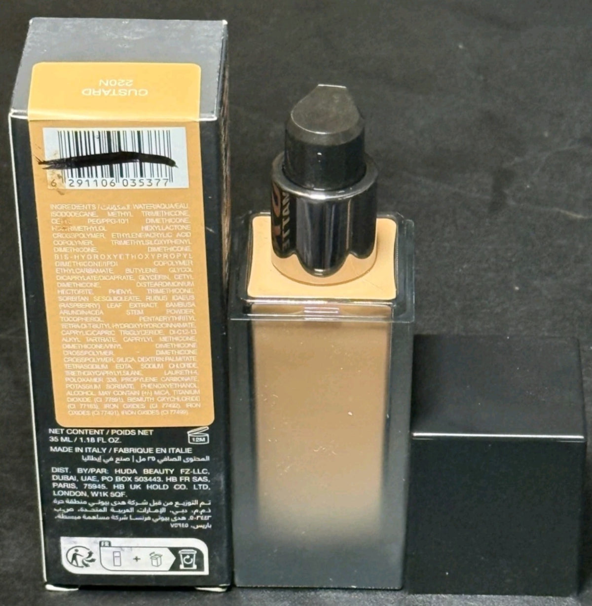 Liquid Foundation for Face - Luminous Matte Finish, 1.18 oz - CUSTARD 220N