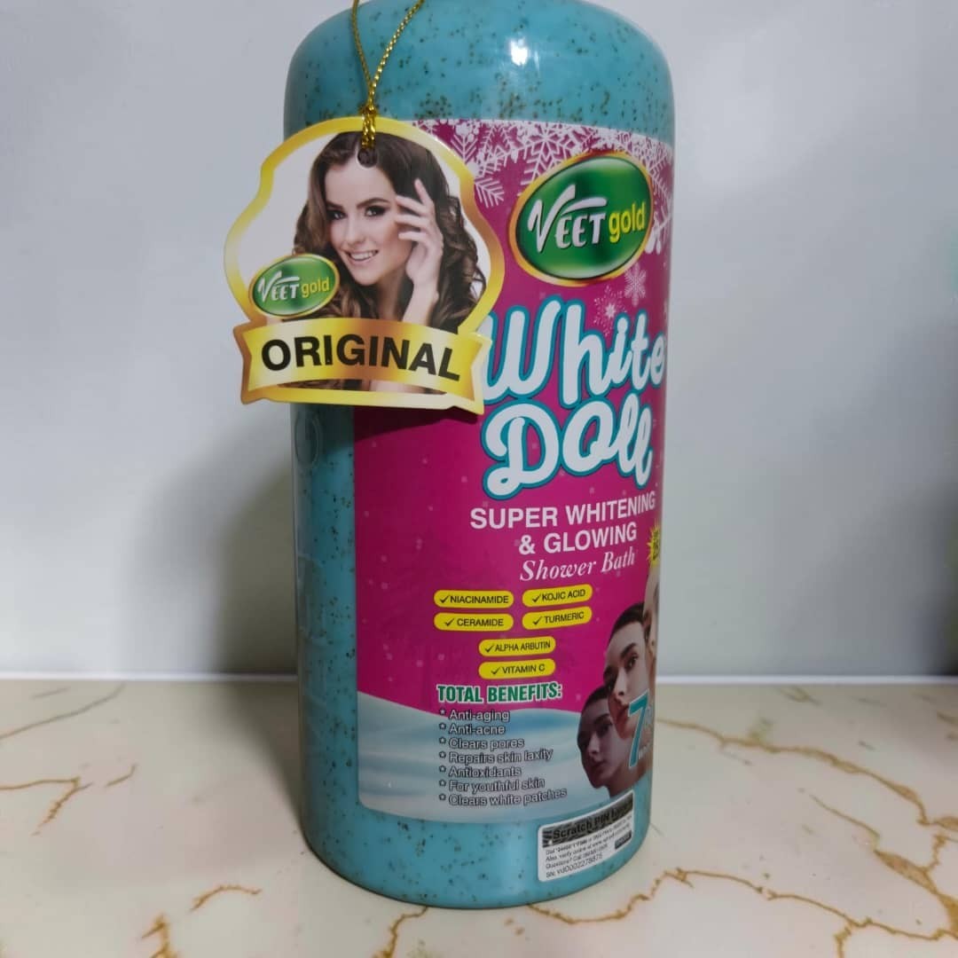 Veet Gold White Doll Brightening Body Wash 1000ml - Moisturizing Shower Gel