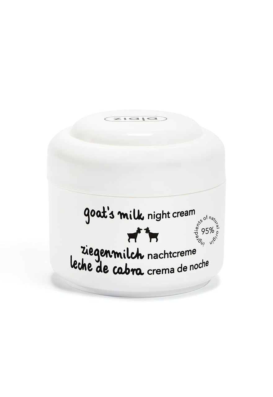 Goat's Milk Night Face Cream - Anti-Aging Hydrating Skincare for All Skin Types