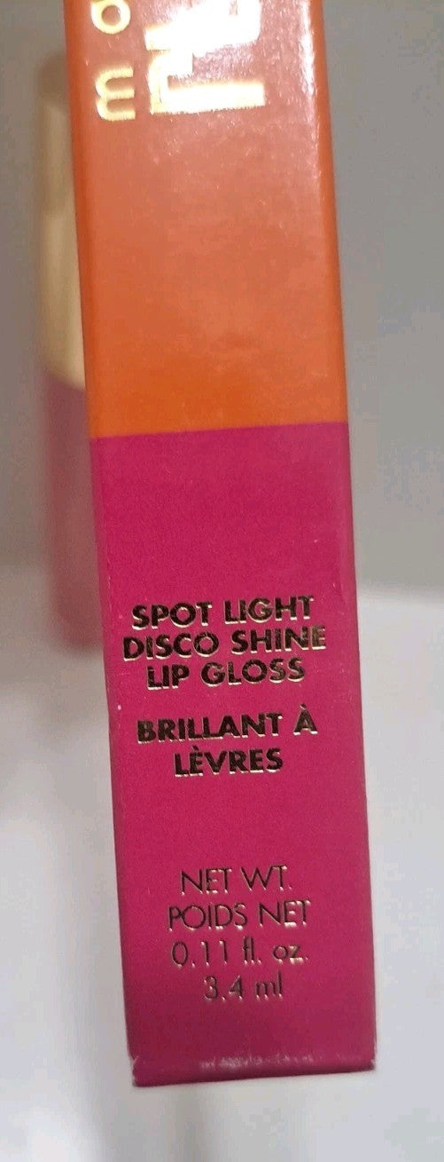 Disco Shine Lip Gloss QUEEN Pink - Sparkling Lip Makeup, 0.11 fl oz