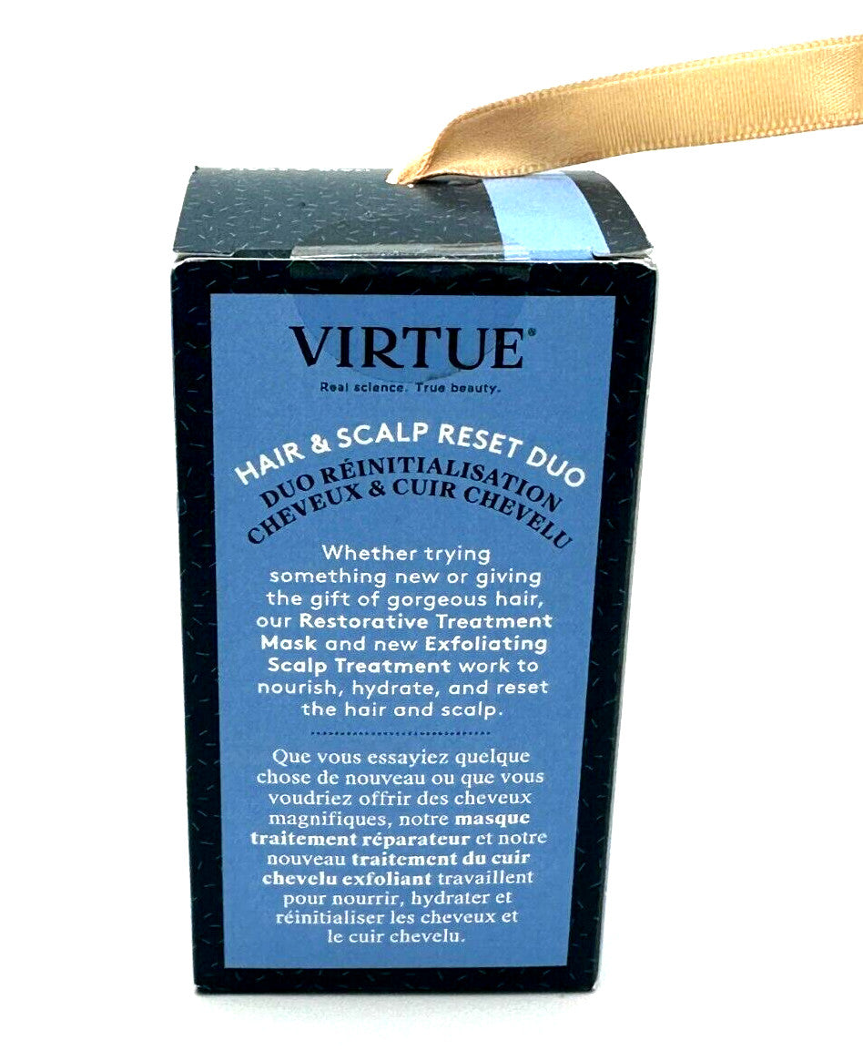 Virtue Hair & Scalp Reset Duo 2 Pieces BNIB