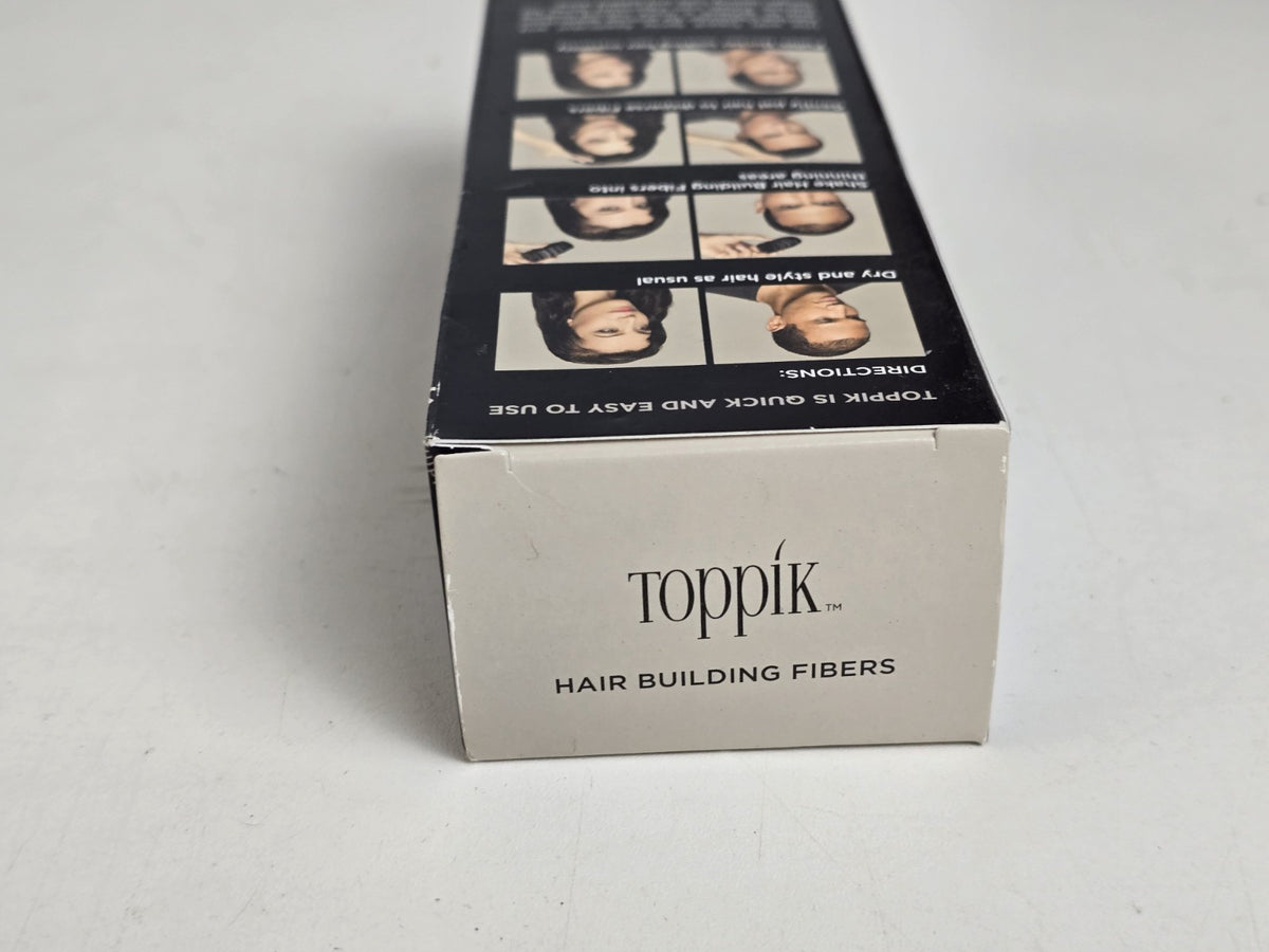 (2) Toppik Hair Building Fibers New In Packaging 0.42 oz DARK BROWN