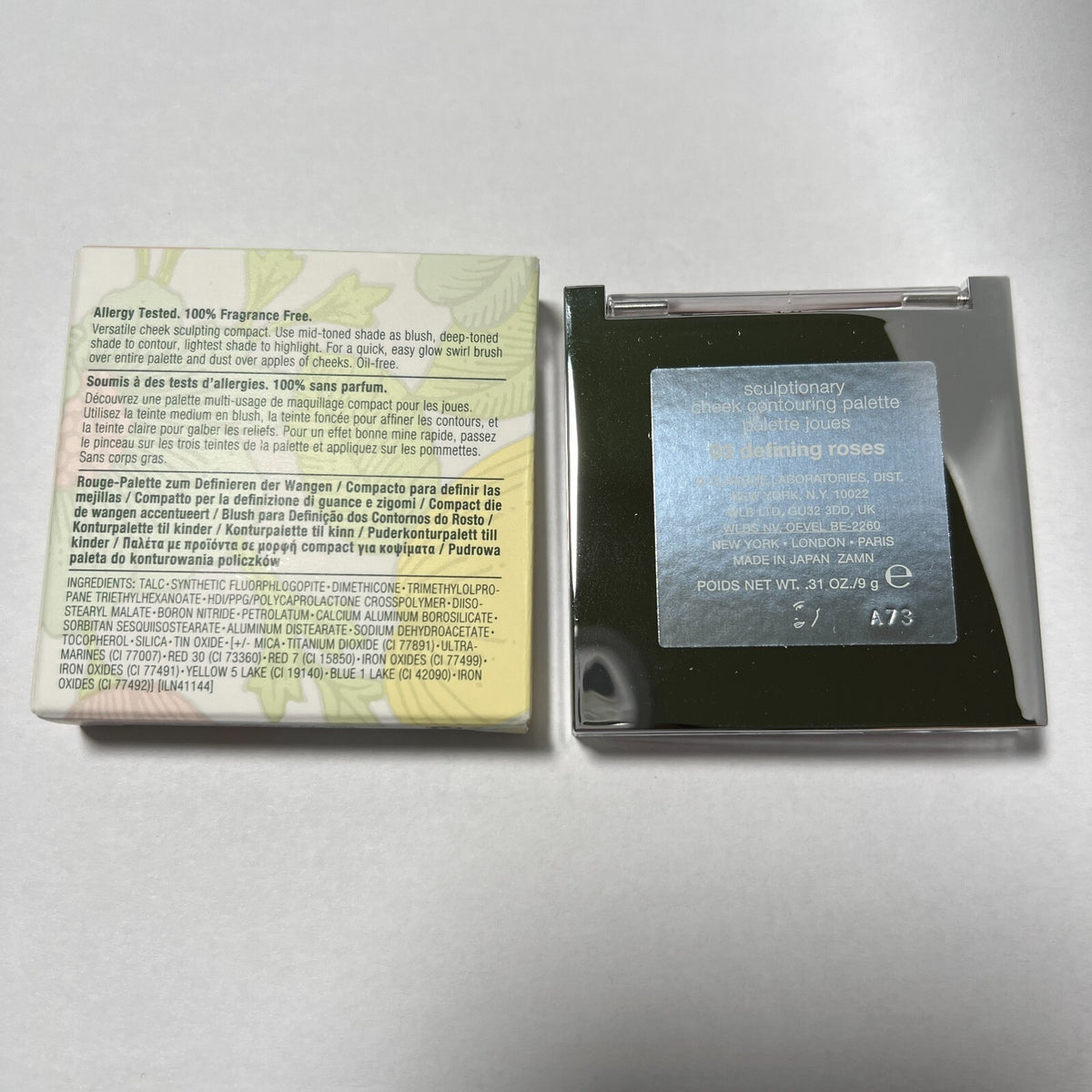 Clinique Cheek Contouring Palette Shade 03 Defining Roses Face Makeup