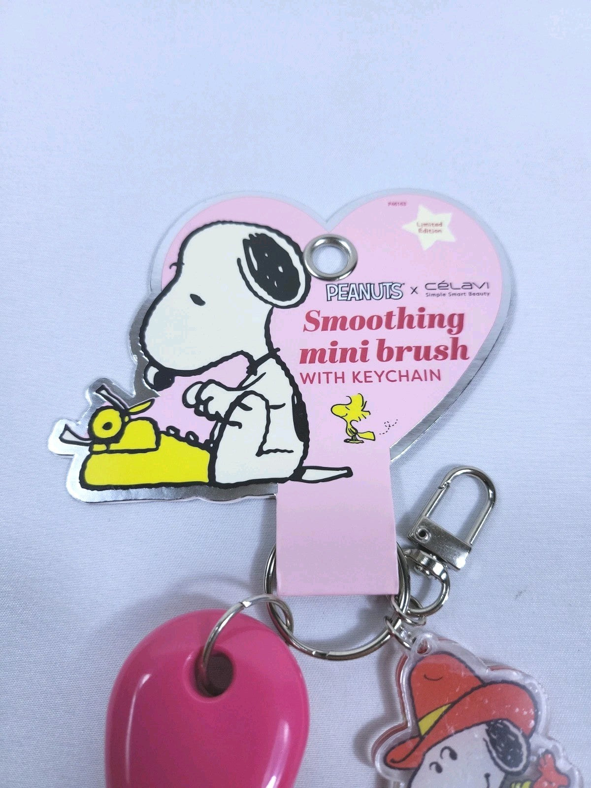 Limited Edition Snoopy Mini Brush with Keychain - Celavi X Peanuts Collectible